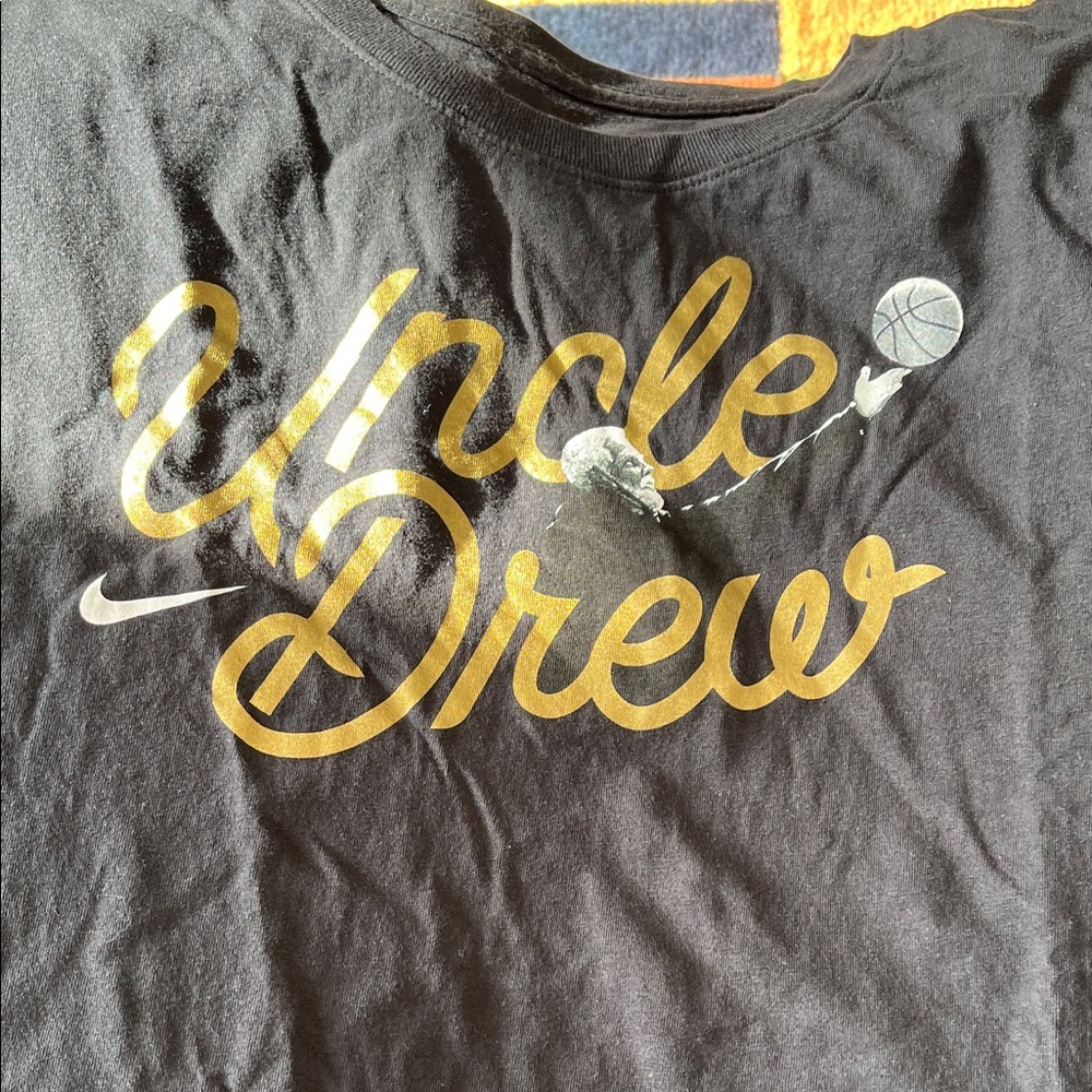 Nike Black and Gold Uncle Drew Tee
